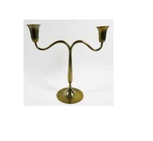 Bougeoir torsadé minimaliste moderne Bougies chauffe-plat de luxe Support de table Ensemble décoratif en métal Boîte conique Décoration intérieure - Product Image 3