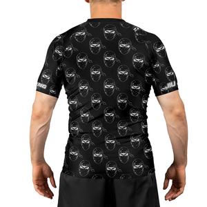 Camiseta de Compresión Rash Guard de MMA BJJ Sublimada y Transpirable con Logotipo Personalizado para Hombre, Tejido de Poliéster/Nailon - Product Image 5