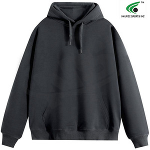 Sudadera con capucha básica de calidad superior para hombre, Jersey extragrande de mezcla de algodón, Sudadera con capucha y logotipo personalizado de peso pesado, ropa de calle al por mayor - Product Image 3