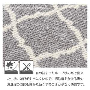 พรมมาสเตอร์ คาร์ดิฟฟ์ สเปซ ผลิตจากโพลีโพรพิลีน 100% ด้านหลังกันลื่น กระบวนการผลิตประมาณ 5075 ซม. สีเทา สำหรับห้องนั่งเล่น ดีไซน์ทันสมัย - Product Image 4