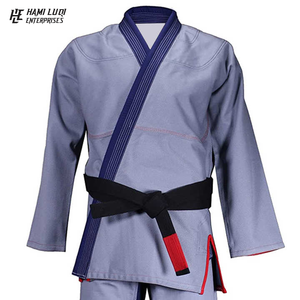2025 de alta calidad 100% algodón Judo uniforme adultos estiramiento personalizado equipo de entrenamiento de artes marciales - Product Image 2