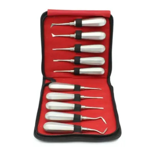 Élévateurs dentaires manuels luxateurs réutilisables en acier inoxydable, lot de 10 pièces, légers et de haute qualité pour chirurgie dentaire - Product Image 6