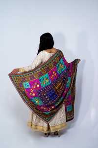 Indian Traditional Banarasi Dupatta for Women Trendy Ethnic Wear <b>Shawl</b> for Casual Dresses Fashionable Ethnic Scarves & <b>Shawls</b> - Product Image 2