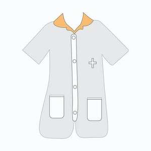 Meilleure vente de vêtements sains de haute qualité couleur personnalisée unisexe adultes épaisseur appropriée tablier médecin infirmière Service OEM - Product Image 4