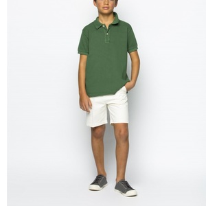 Novedad de verano, polos de manga corta y pantalones cortos informales para niños y trajes deportivos para niños, ropa de bebé con patrón sólido de BD - Product Image 3
