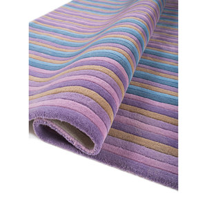 Acar Classic Beige & <b>Brown</b> Hand Tufted <b>Wool</b> Rug 4m Rectangle Striped Hallway for Entryway 10mm Flat Weave Ptwl-7540 - Product Image 2