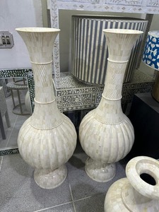 Pot de fleur incrusté d'os design Pots et jardinières de décoration de jardin intérieur et extérieur pour produits Offre Spéciale vase à fleurs - Product Image 3