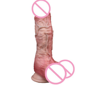 Dildo Realistico in Silicone a Doppia Pelle 7 Pollici, Dildo Realistico per Principianti per Punto G e Gioco Anale, Giocattolo Sessuale Morbido per Donne e Uomini - Product Image 2