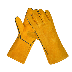 Guantes de soldadura resistentes a altas temperaturas ignífugos resistentes Guantes de seguridad a granel para soldador - Product Image 6