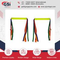 Cintas de baile de Gimnasia Rítmica duraderas coloridas con logotipo personalizado de la mejor calidad del fabricante indio a precio de fábrica directo