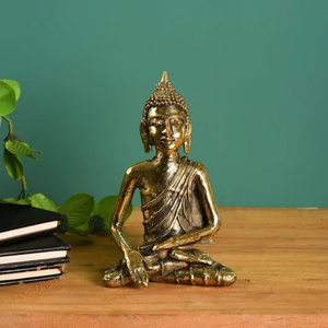 Escultura artística Dokra de un pájaro campana de latón/pavo real, una artesanía de metal antigua con tallas, disponible a precios al por mayor. - Product Image 6