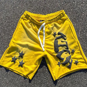 Oem streetwear por encargo Puff Print Short de secado rápido transpirable personalizar tamaño y Logo Puff Print Short - Product Image 1