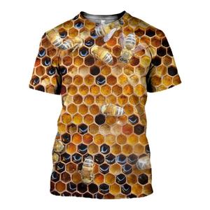 Camiseta con gráfico de abeja insecto para hombre, ropa para mujer, camiseta de moda con estampado 3D, ropa de calle informal de verano para niños, manga corta 2025 - Product Image 4