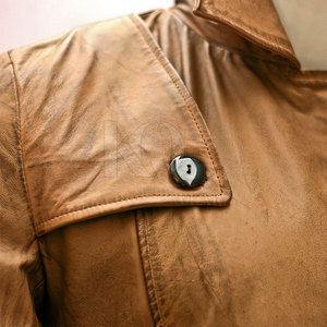 Abrigo de Cuero Moderno para Hombre, Estilo Largo y Elegante, Material Duradero, Ideal para la Moda de Invierno, Estilo Casual - Product Image 5