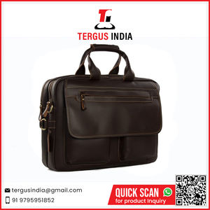 Porte-documents en cuir véritable pour affaires en gros sacoche pour ordinateur portable disponible à un prix abordable - Product Image 2