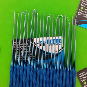 NOUVEAU SET DE MICRO-DISSECTEURS RHOTON de 19 dissecteurs revêtus de TITANE - Product Image 1