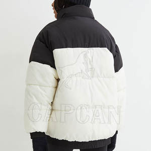 New Arrival High Quality Women Bubble Jackets with Custom Logo & Letter Design Waterproof Winter Bomber Jacket for OEM Service - Product Image 3