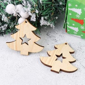 <b>wood</b> <b>christmas</b> <b>tree</b> ornaments <b>wood</b> carving <b>christmas</b> <b>tree</b> decoration - Product Image 4