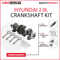 Carrhzury 23110-2E501 Kit de vilebrequin de moteur pour 2011-présent Hyundai Kia G4NA G4NC 2.0L 23510-2E001 21020-2E000 21020-2E000 Nouveau