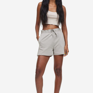 96% Nylon 4% Spandex True Fit Taille haute Flux blanc 2 en 1 avec poche cachée dans la couche de doublure - Product Image 1