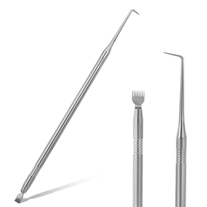 Kit de teinte lifting des cils 2 en 1 avec outil de séparation des cils en acier inoxydable personnalisé de 12 à 14cm, forme de crème, derniers outils de levage - Product Image 1