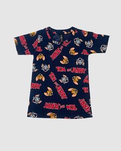 Camisetas de cuello redondo de tela suave para niños 100% manga corta de algodón puro - Product Image 2