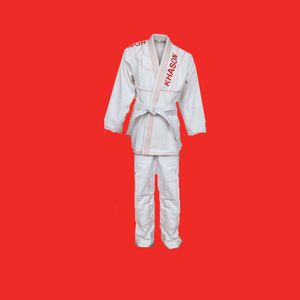 ชุดศิลปะการต่อสู้ gimo Jitsu bjitsu bjitsu ศิลปะการต่อสู้ทำจากผ้าฝ้ายผสมมุก450ตามสั่งแบบมืออาชีพ - Product Image 3