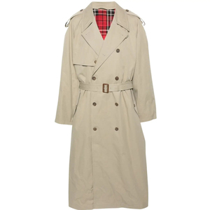 <b>Men's</b> Oversized Double Button Trench Overcoat Eco-friendly Breathable <b>Long</b> Stylish Winter Warm Wool Customizable - Product Image 4