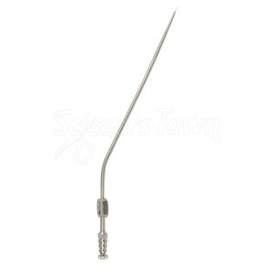 Tubo de succión Raindrop 3FR Tubo de succión quirúrgico de acero inoxidable en ángulo cónico de 7 pulgadas para uso de precisión - Product Image 1
