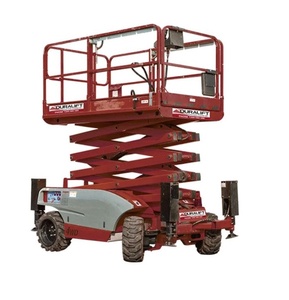 Compre un elevador de tijera para terreno áspero de 26 a 32 pies a la venta, ideal para construcción y uso industrial en terrenos irregulares - Product Image 2