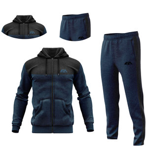 Survêtement d'entraînement respirant à séchage rapide pour hommes, vêtements de sport avec logo, pantalon de jogging et chemise, vêtements d'entraînement - Product Image 2
