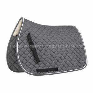 Shemax 2023 más vendidos de alta calidad equitación ecuestre personalizado al por mayor paño de sillín con vellón gris - Product Image 5