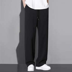 Pantalon de sport d'entraînement de fitness pour hommes personnalisable pantalon de survêtement léger coupe ample grande taille produit de bonne qualité pour l'automne - Product Image 2