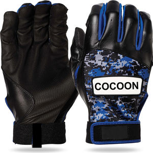 Guantes de Bateo de Béisbol de Cuero Vacuno Original, Ecológicos, Personalizables, al por Mayor, de Fábrica, a Bajo Precio, con Correa Ajustable - Product Image 3