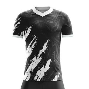 Conjuntos de Fútbol Personalizados 2026, Transpirables, con Estampado Digital, Kits para Partidos de Fútbol, Secado Rápido, Ligeros, de Poliéster, Ropa Deportiva, Fábrica OEM - Product Image 2