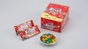 थोक कैंडी कारखाना स्लिट्स कैंडी थोक चीव फलता कारमेलो थोक फल ओम पैकेज जूसी बोनबोन इंद्रधनुष चउ कैंडी - Product Image 2