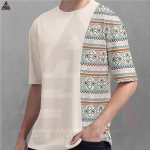 Prix de gros T-shirts pour hommes Impression de logo personnalisé T-shirts 100% coton T-shirts décontractés pour hommes avec impression vierge - Product Image 6