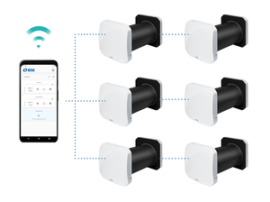 เครื่องระบายอากาศแบบรีคัฟเวอร์ความร้อน BSK Zephyr Mini WiFi App ควบคุมด้วยรีโมทอินฟราเรด สำหรับโรงแรม ดีไซน์ทันสมัย ได้รับการรับรองมาตรฐาน CE ปริมาณลม 30 ลูกบาศก์เมตรต่อชั่วโมง เหมาะสำหรับโรงงาน - Product Image 1