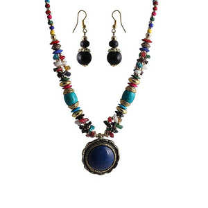 Conjunto de collar de cuentas de moda Beadside Multicolor 1105921A - Product Image 1