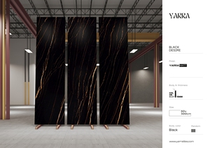 Top bán 800x3000mm đen mong muốn <span class=keywords><strong>Matt</strong></span> Gốm Kích thước lớn Sứ phiến đá cẩm thạch cho các bức tường nội thất thiết kế hiện đại điểm nhấn ấn độ - Product Image 2