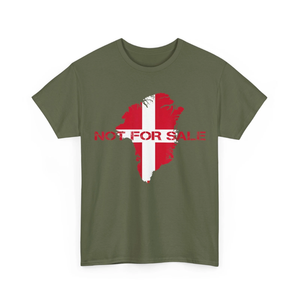 T-shirt unisexe 100% coton, coupe classique, Groenland, non en vente, t-shirt promotionnel, vente en gros - Product Image 3