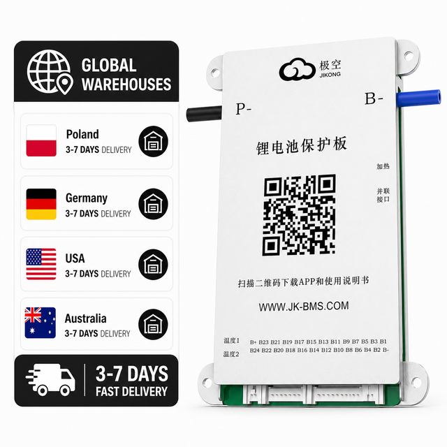 JK-BD6A20S6P Jikong Power PCBA BMS Energy Storage Lifepo4 Lithium Ion Pack BT for 4S-24S 60A