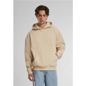 Service OEM, logo personnalisé brodé, sweat-shirt à capuche en molleton d'hiver pour homme, poche surdimensionnée, 100% coton, tendance 2024 - Product Image 1
