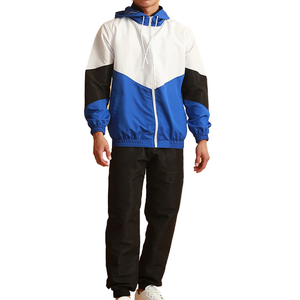 Conjuntos Deportivos Cortavientos para Hombre 2026, Venta al Por Mayor, Impermeables, Transpirables, de Alta Calidad, Dos Piezas - Product Image 1