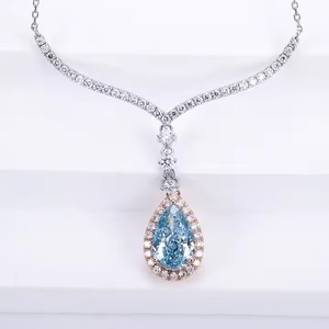 Colgante de diamante cultivado en laboratorio de Plata de Ley 925, colgante de hip hop, colgante personalizado - Product Image 1