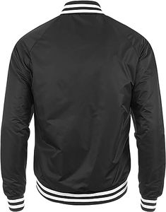 High Quality Unisex Bomber & Varsity <b>Jacket</b> Casual Lightweight Wool/Polyester Varsity <b>Jacket</b> With Original Leather Sleeves - Product Image 6