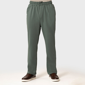 กางเกงจ็อกเกอร์สีเขียวสไตล์ Athleisure ทรงหลวม เอวยางยืด ทรงขาตรงทันสมัย ผ้าเนื้อนุ่ม มีกระเป๋าข้าง สไตล์สตรีทแวร์ - Product Image 1