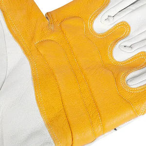 Guantes Mecánicos de Piel de Cabra de Alta Calidad, Resistentes a la Abrasión, de Uso Industrial, Resistentes a Impactos, Duraderos - Product Image 5