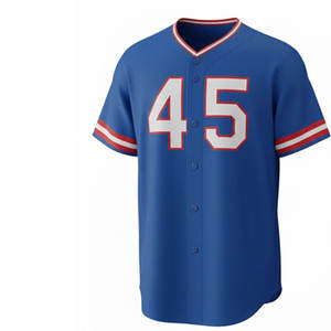 Camiseta de Béisbol Deportiva Personalizada, 100% Poliéster, Secado Rápido y Tejido Transpirable, Ajuste Cómodo para Partidos de Práctica, Unisex para Adultos - Product Image 4