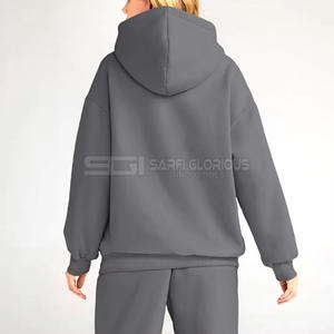Sudadera con Capucha de Alta Calidad para Mujer, Ligera y Cómoda, 100% Algodón Mezclado para Ropa de Calle de Invierno con Logotipo Frontal - Product Image 3